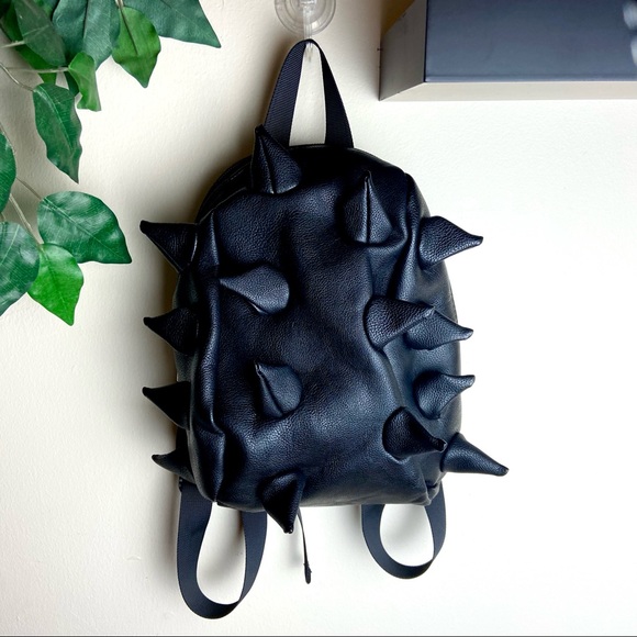 Mad Pax Handbags - Rare Mad Pax Black Spiketus Rex Pint Mini Backpack